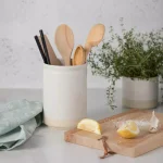 CASAFINA Fattoria White Ceramic Stoneware Utensil Canister thumbnail 3