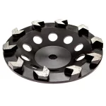 Thinset Removal Bit 7 in. Arrow Diamond Grinding Cup Wheel for Masonry, 5/8-11 in. Arbor thumbnail 1
