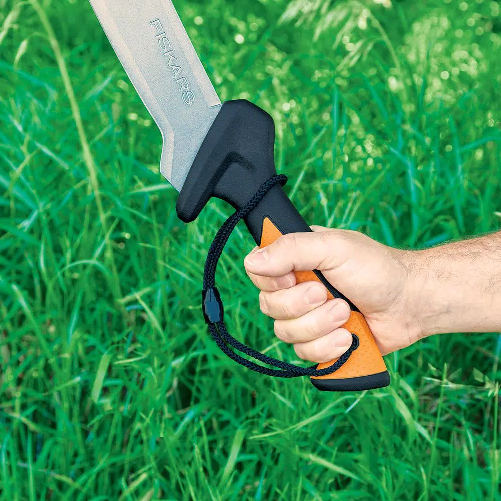 Fiskars 24 in. Machete with 15 in. Hardened Steel Blade and Nylon Sheath
