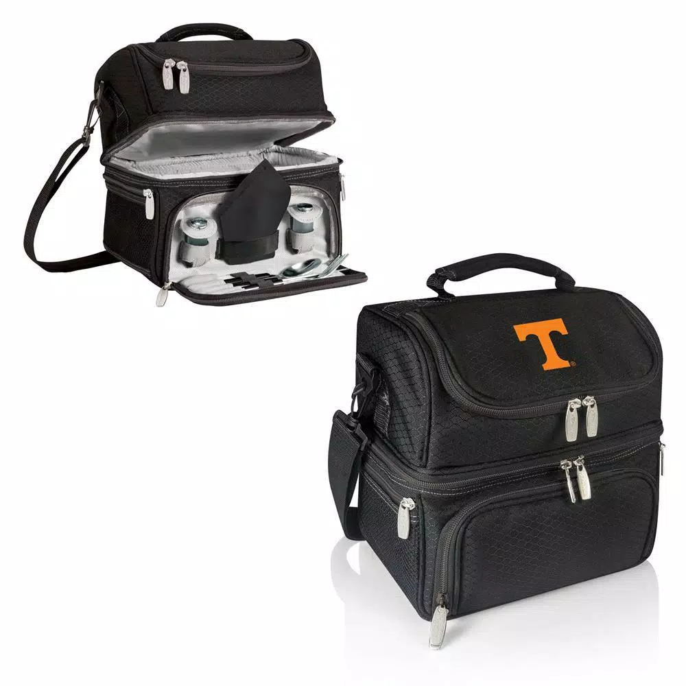 ONIVA Pranzo Black Tennessee Volunteers Insulated Lunch Bag with Utensil Set