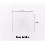 Jonard Tools WTL-12 Wall Box Template and Level for 1-Gang and 2-Gang Non-Metallic Boxes thumbnail 7
