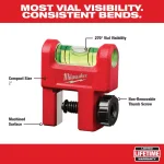 Milwaukee 2 in. Pipe Lock Level, Torpedo Conduit Level with 270° Vial Visibility thumbnail 2