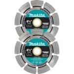 Makita 4-1/2 in. Segmented Rim Diamond Blade, 2-Pack thumbnail 1