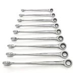 GearWrench 9-Piece SAE X-Beam Ratcheting Wrench Set thumbnail 4