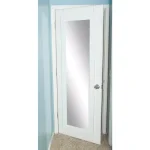 BrandtWorks Modern Matte White Composite Full Length Door Mirror, 71 in. x 21.5 in. thumbnail 1