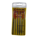 Gyros 5-1/2 in. 6-Piece Needle File Set with Rubber Grip Handles thumbnail 3