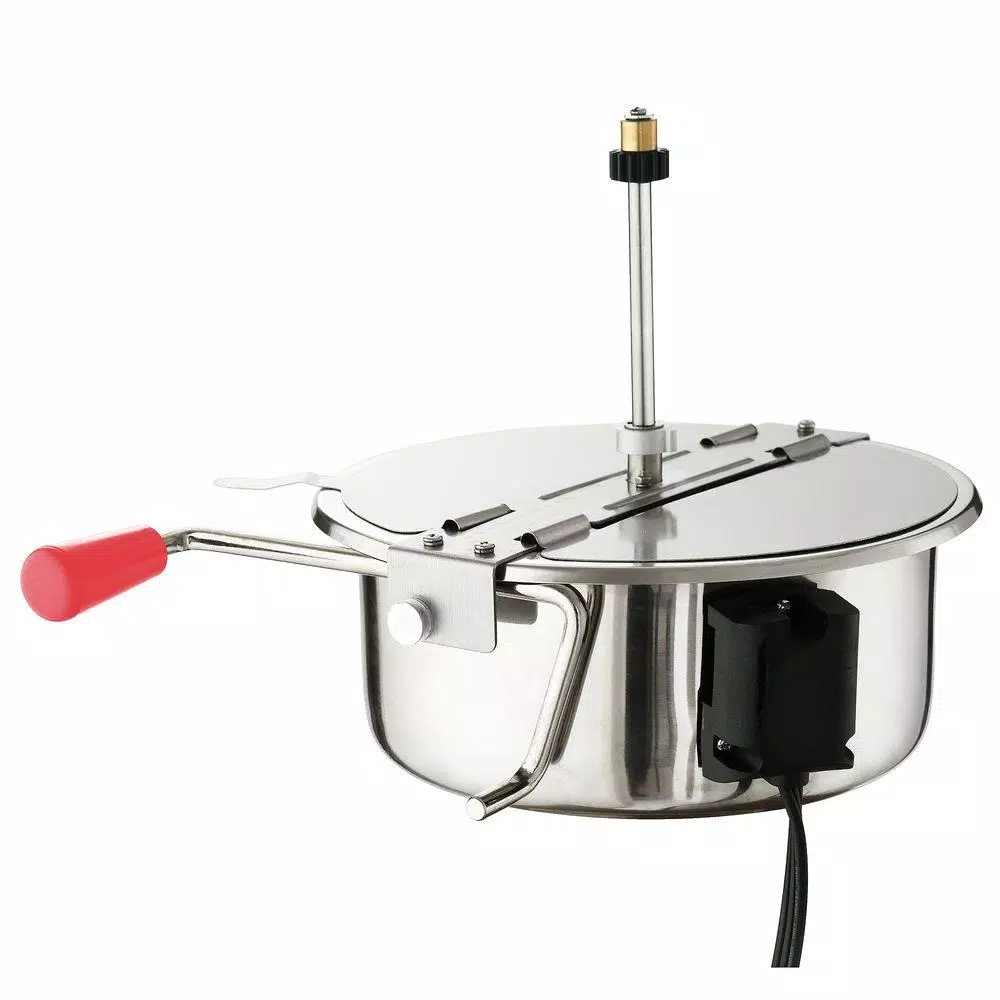 Great Northern Great Norther Foundation 6 oz. Black Countertop Popcorn Machine with Stainless Steel Kettle