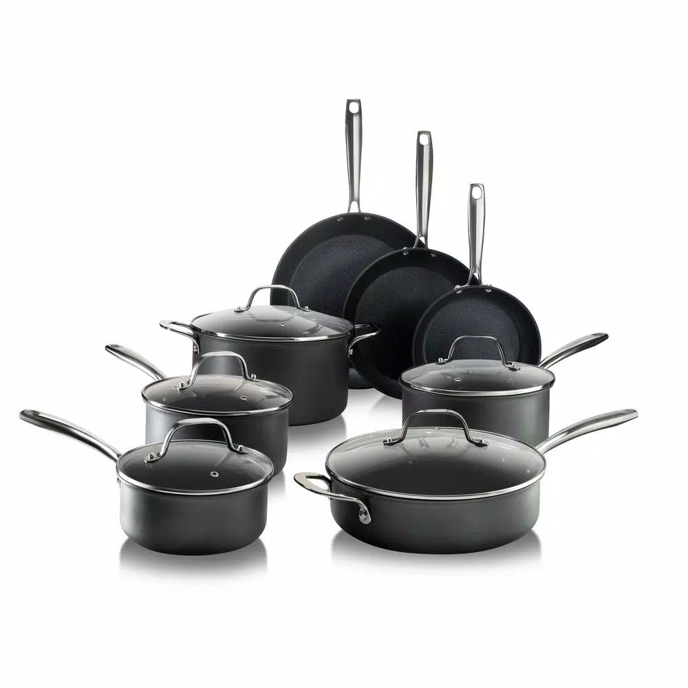 GraniteStone Professional 13-Piece Hard Anodized Nonstick Cookware Set