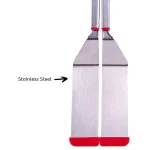 Chefright QuickScoop Brushed Stainless Steel Spatula Tongs with Silicone Edge, Red (Set of 2) thumbnail 6
