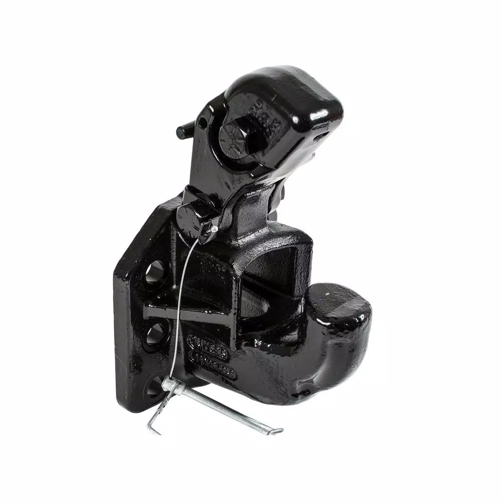 Buyers Products Company 50 Ton 6-Hole Pintle Hook - Heavy Duty Alloy Steel Hitch Hook