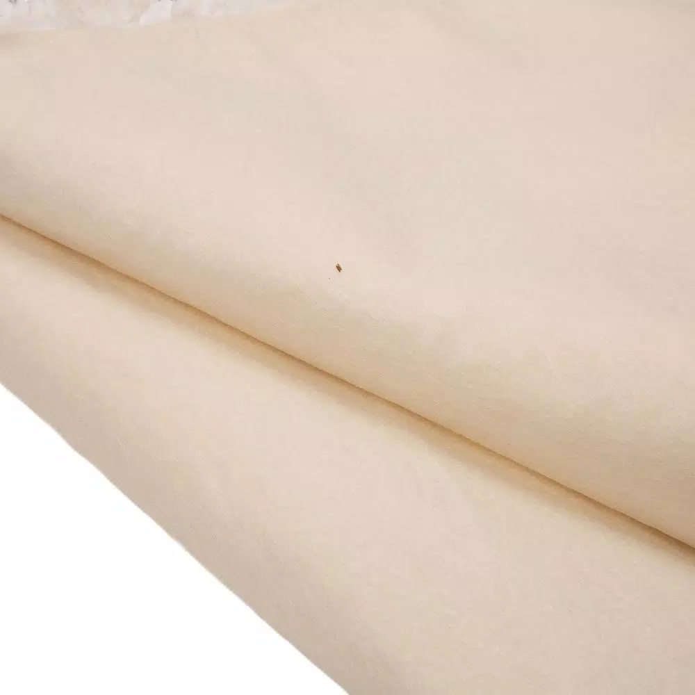 Unbranded 48 in. White Plush Tree Skirt and 2 Stockings Set with Snowflake Embroidery and Beaded Design