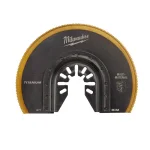 Milwaukee 3-1/2 in. Titanium Enhanced Bi-Metal Segmented Oscillating Multi-Tool Blade thumbnail 1