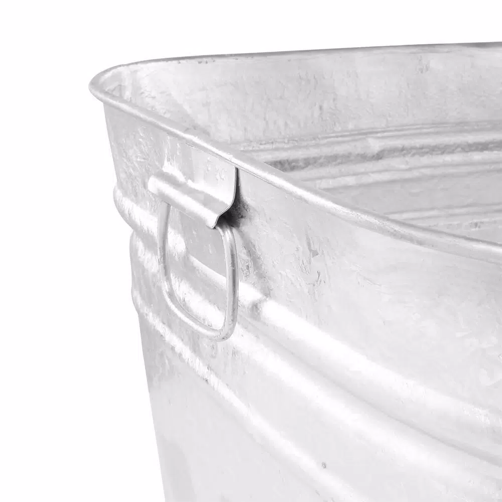 Behrens 15.5 Gallon Hot Dipped Galvanized Steel Square Utility Tub