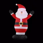 Home Accents Holiday 3.5 ft. Pre-Lit Airblown Inflatable Santa Holiday Decor thumbnail 7