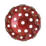 EDiamondTools 5 in. Aggressive S Segment Diamond Grinding Wheel for Concrete and Coating Removal, 5/8"-11 Threaded Arbor thumbnail 2