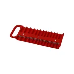Lisle 1/4 in. Drive Red Magnetic Socket Holder for 26 Sockets thumbnail 1