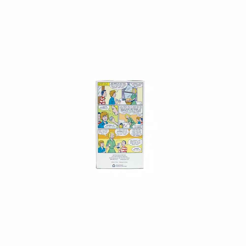 Nellie's Regular Blue Dryerballs Fabric Softener, 2 Pack