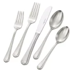 J.A. HENCKELS INTERNATIONAL Henckels International Alcea 65-Piece 18/10 Stainless Steel Flatware Set, Service for 12 thumbnail 1