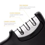Unbranded LIGHTSMAX 3-Stage Manual Knife Sharpener with Ergonomic Handle thumbnail 5