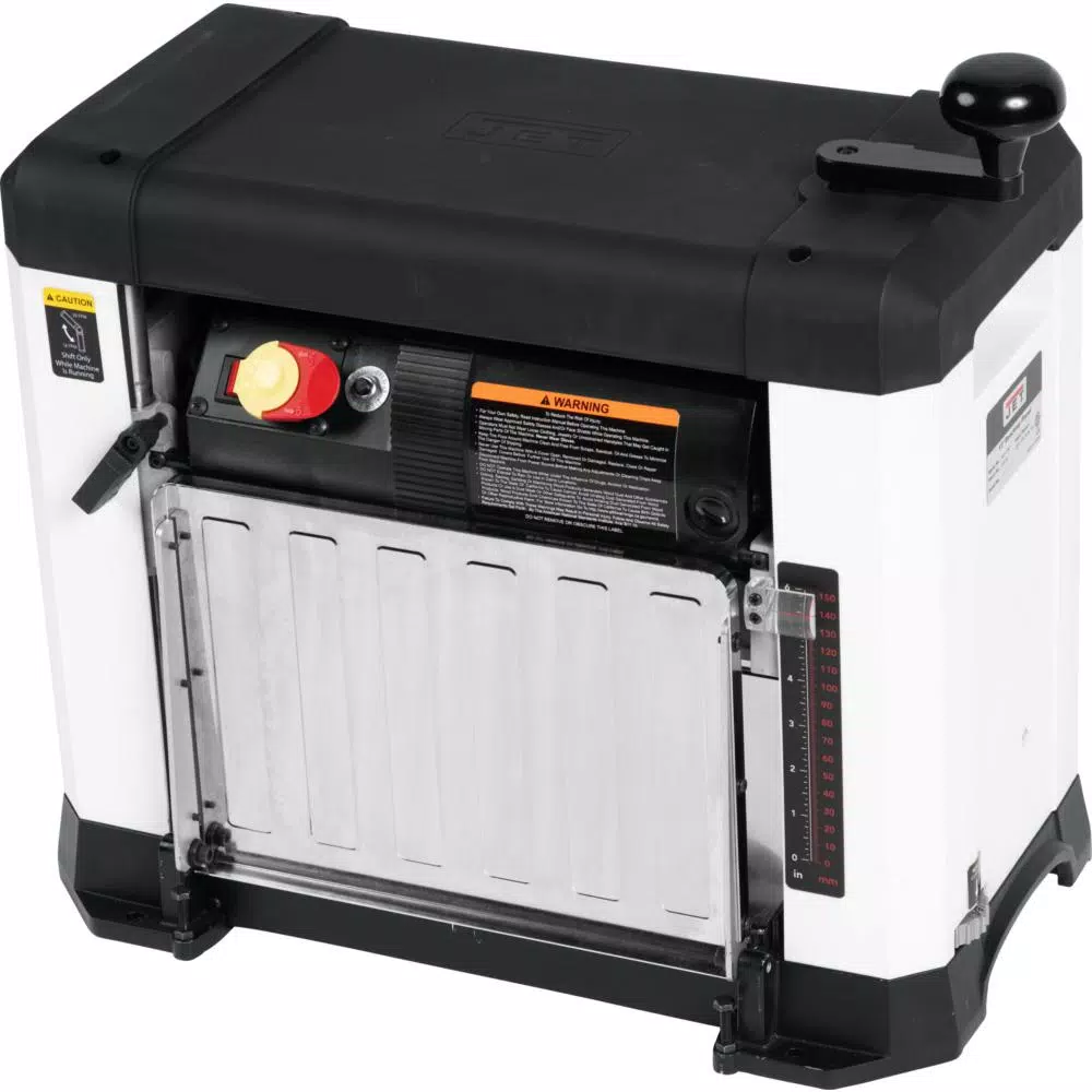 Jet JWP-13BT 13 in. Benchtop Corded Planer with Helical Style Cutter Head, 15 Amp, 2HP