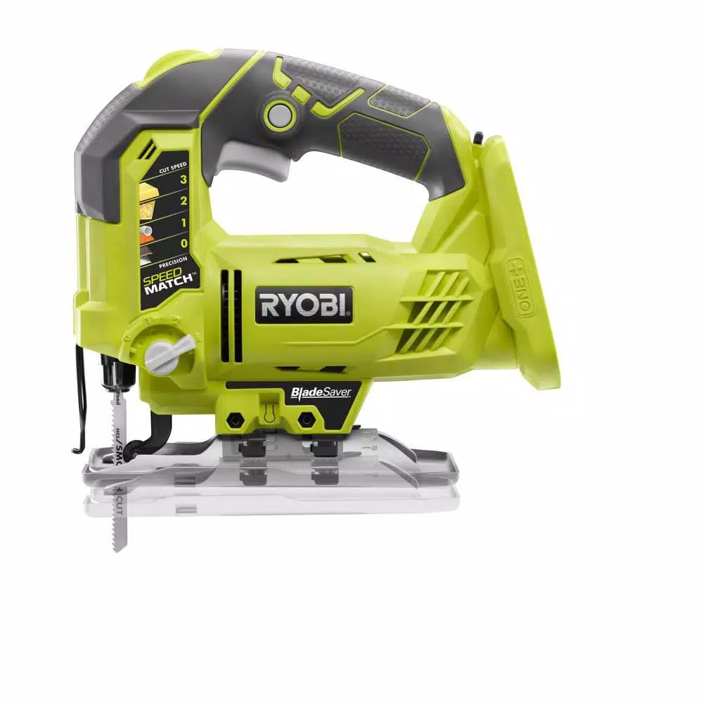 RYOBI 18V ONE+ Cordless Orbital Jig Saw with 1.5 Ah Lithium-Ion Battery