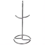 Home Basics Satin Nickel Metal Mug Tree Holder - 6 Hook Coffee and Tea Cup Display Rack thumbnail 2