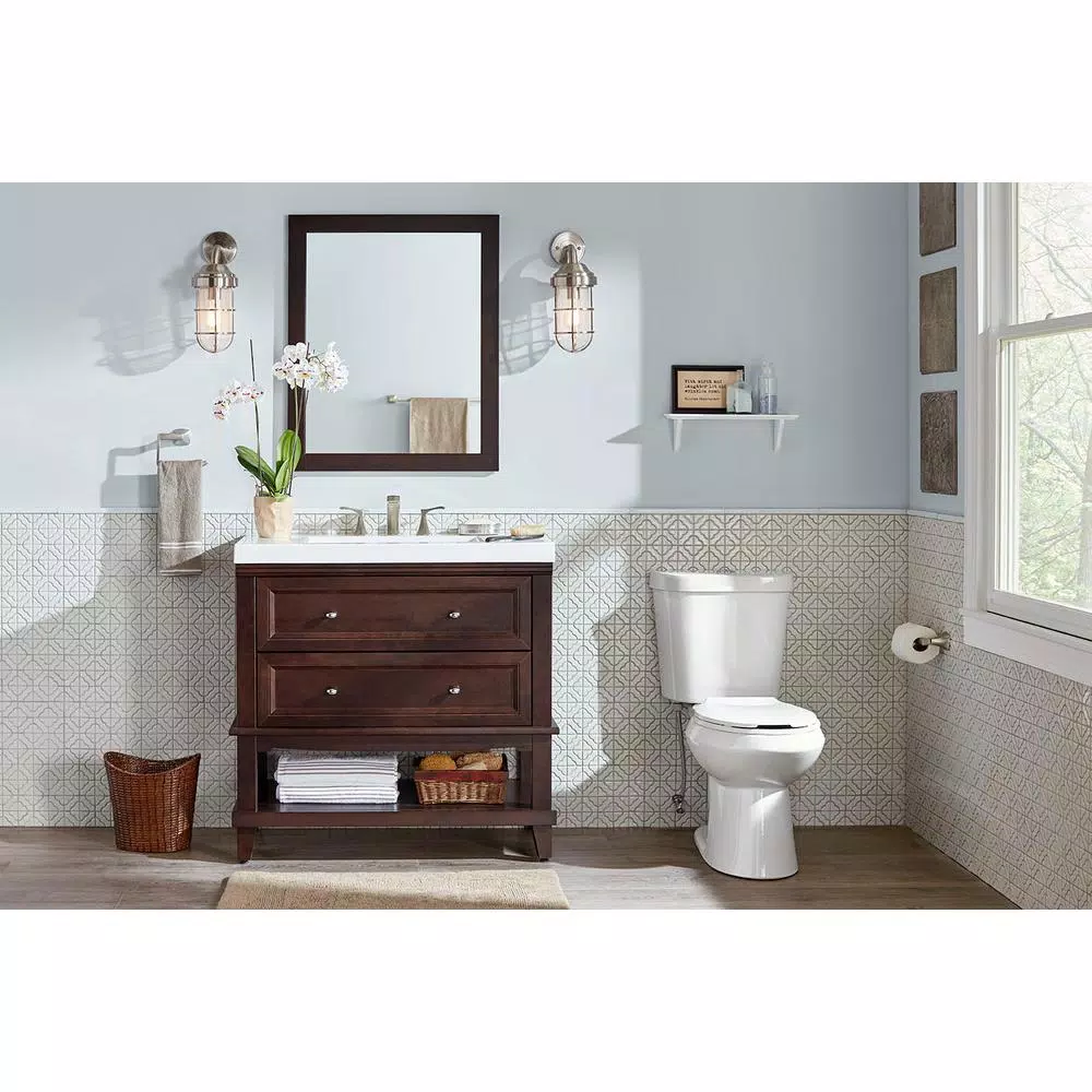 Pfister Venturi 24 in. Single Towel Bar in Spot Defense Brushed Nickel