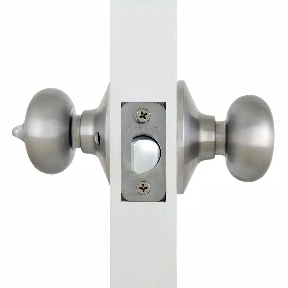 Defiant Stainless Steel Privacy Door Knob Set for Bedroom and Bathroom