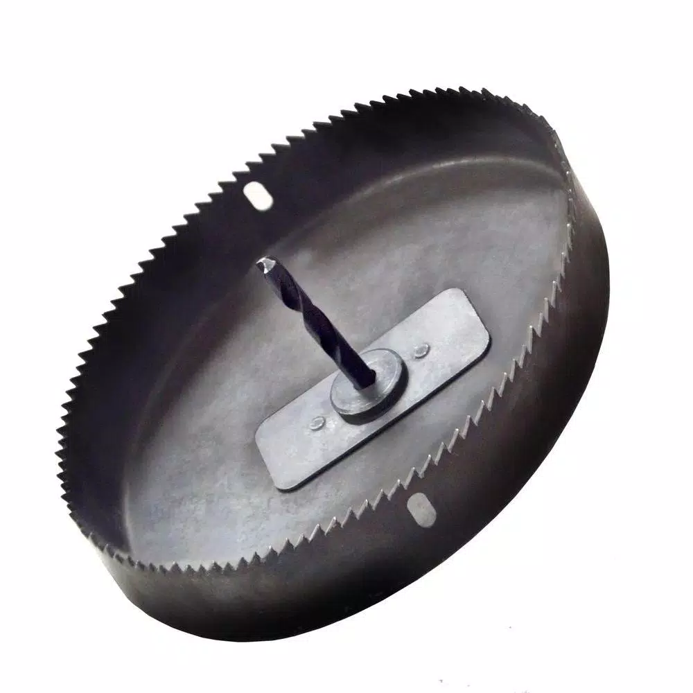 Eazypower 6 in. Carbon Steel Hole Saw with Mandrel for Cornhole Boards and Wood