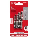 Milwaukee SHOCKWAVE 5-Piece Metric Steel Impact Drill Tap Set thumbnail 2