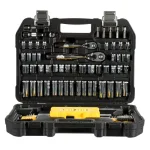 DEWALT 108-Piece 1/4 in. and 3/8 in. Drive Polished Chrome Mechanics Tool Set thumbnail 3