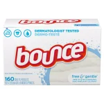 Bounce Free and Gentle Unscented Dryer Sheets, 160-Count thumbnail 4