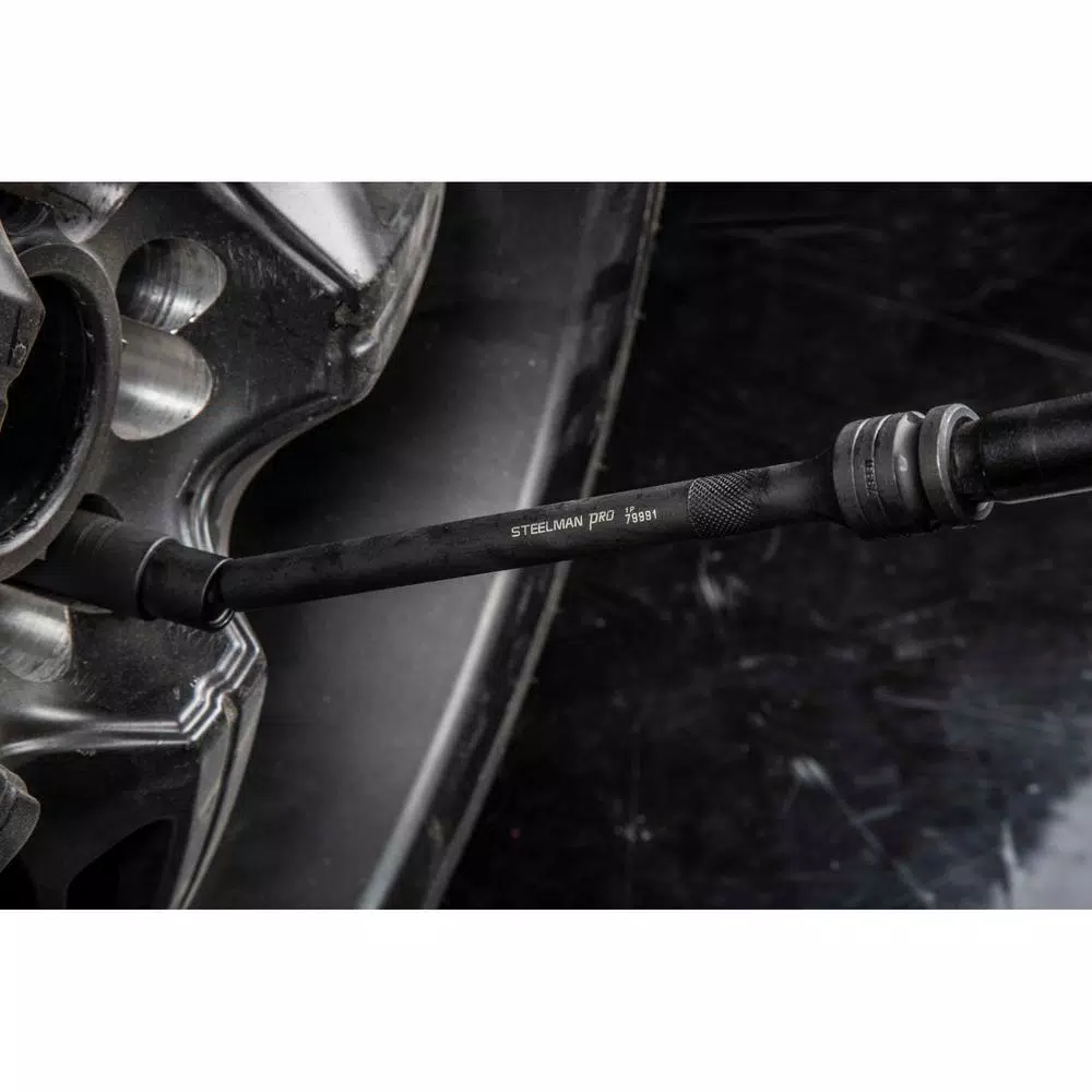 STEELMAN PRO 3-Piece Pinless Swivel Impact Extension Adapter Set, 1/2 in. Drive to 3/8 in. Drive