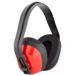 TR Industrial Safety Ear Muffs, Red Passive Hearing Protection, 26 dB NRR thumbnail 3