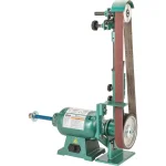 Grizzly Industrial 1 HP Belt Sander and Buffer, 110V Woodworking Knife Grinder with Quick-Release Mechanism thumbnail 1