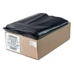 Plasticplace 38 in. x 58 in. 4.0 Mil Black Contractor Trash Bags, 55-60 Gallon, 32-Case thumbnail 2
