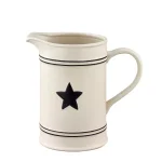 Park Designs Levingston Country Star 72 oz. Stoneware Ceramic Pitcher thumbnail 1