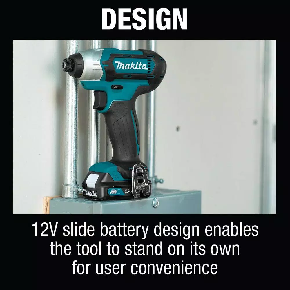 Makita 12V MAX CXT Cordless 3/8 in. Drill and Impact Driver Combo Kit with (2) 1.5Ah Batteries, Charger, and Bag
