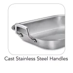 Tramontina Gourmet Prima 7 Qt. Stainless Steel Roasting Pan with Basting Rack thumbnail 3