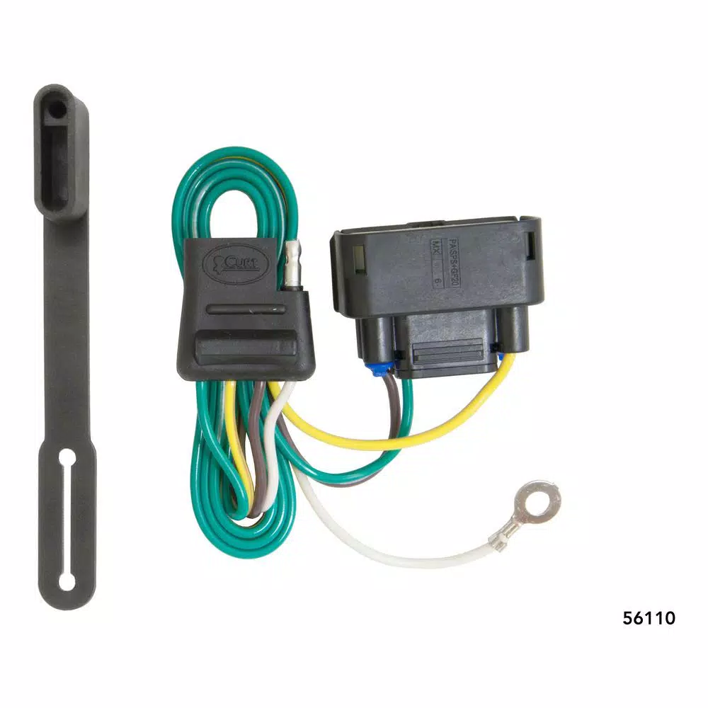 CURT Custom 4-Way Flat Trailer Wiring Harness for Select Ford F-150