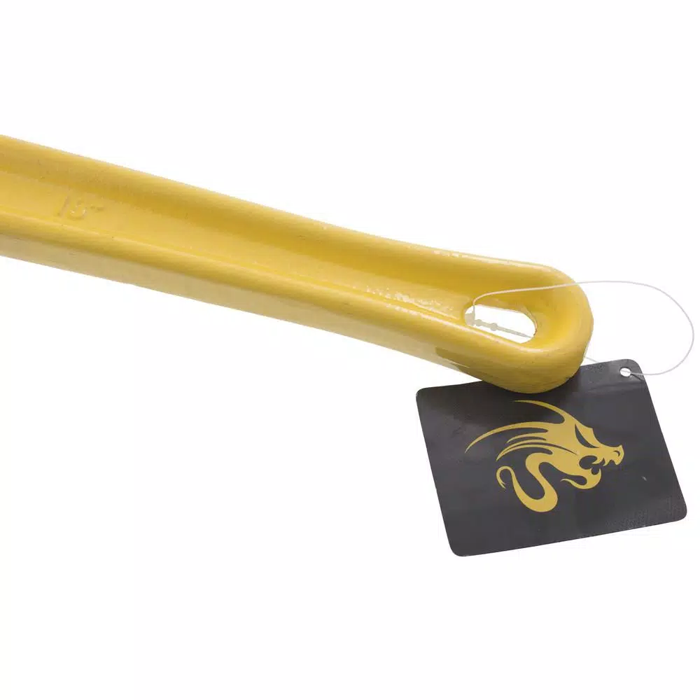Steel Dragon Tools 18 in. Chain Pipe Wrench with Forged I-Beam Handle