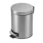 StyleWell 1.3 Gal. Stainless Steel Round Step On Trash Can with Soft Close Lid thumbnail 1
