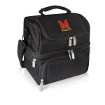 ONIVA Pranzo Maryland Terrapins Black Insulated Lunch Bag with Utensil Set thumbnail 1
