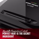 George Foreman Rapid Grill Series 8-Serving Electric Indoor Grill and Panini Press, Black thumbnail 6