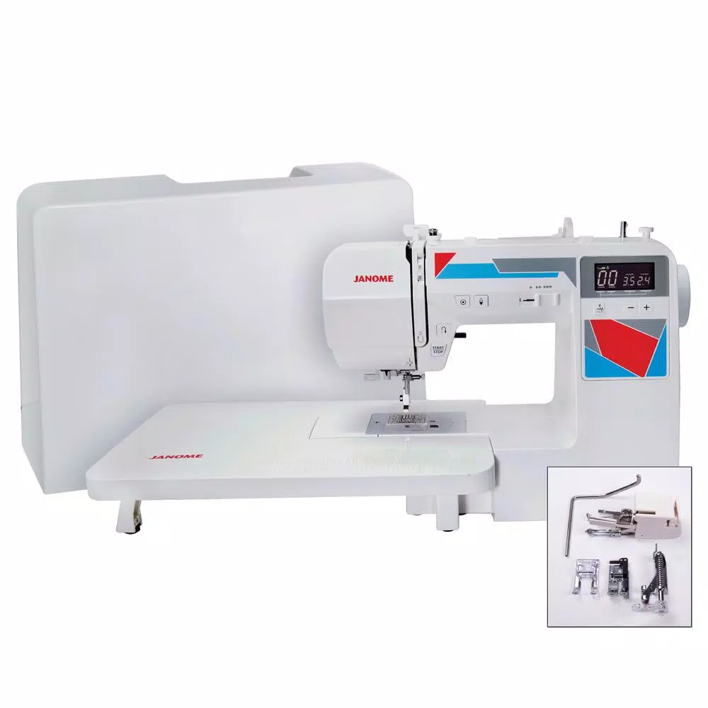 Janome MOD-100Q Computerized Quilting and Sewing Machine with Bonus Accessories