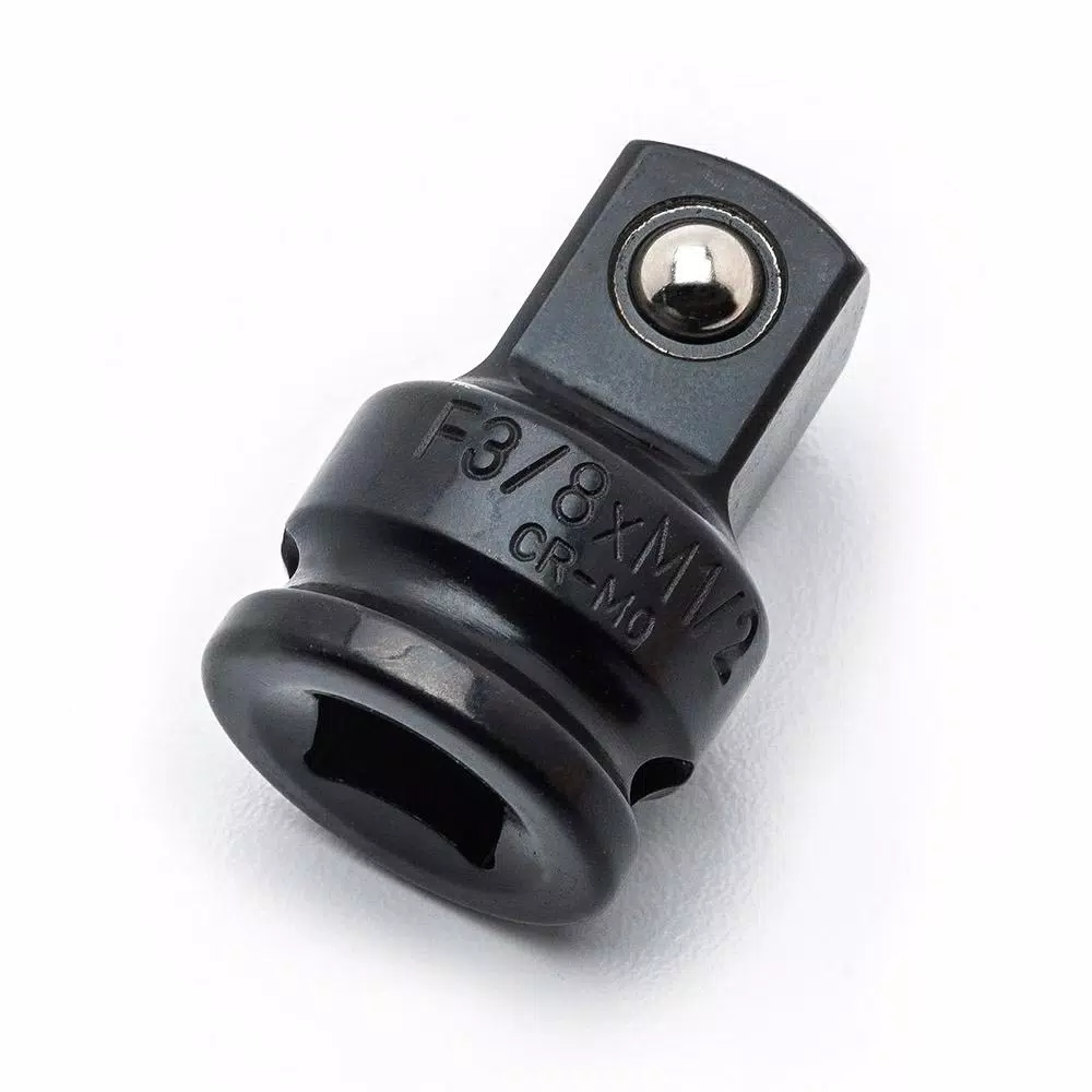 Husky 3/8 in. Female to 1/2 in. Male Drive Impact Adapter, Cr-Mo Steel