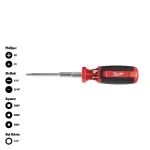 Milwaukee 9-in-1 Square Drive Multi-Bit Screwdriver Set with Power Groove Bits thumbnail 1