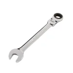 TEKTON 23 mm Flex-Head Ratcheting Combination Wrench, 6-Point Box End thumbnail 1