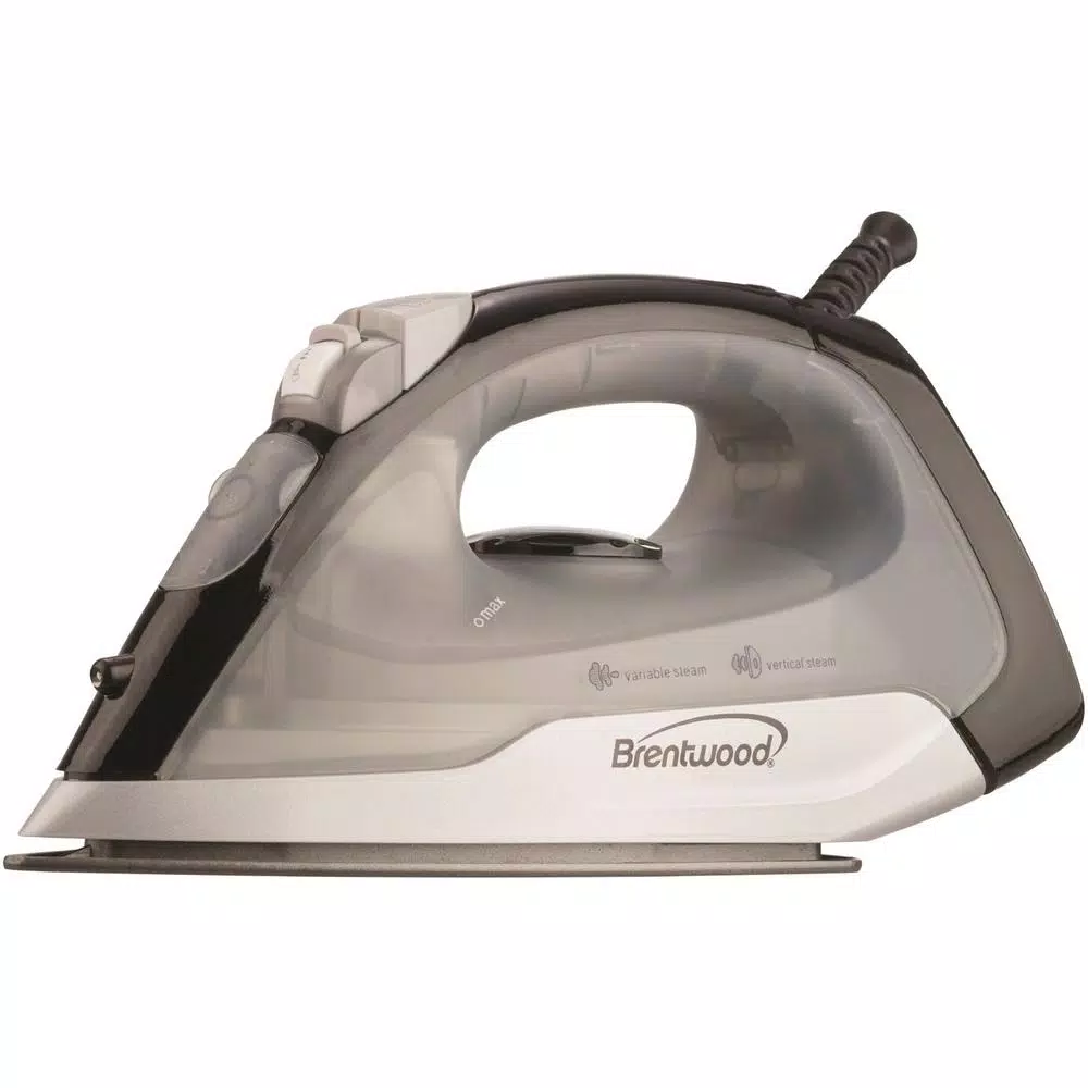 Brentwood Appliances MPI-53 1000W Nonstick Steam Iron, Black