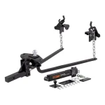 CURT Round Bar Weight Distribution Hitch Kit, 10,000 - 14,000 lbs. GTW, 31-5/8" Bars thumbnail 1